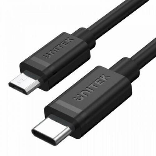 Unitek Kabel USB TYP-C DO microUSB 2.0; 1m; Y-C473BK