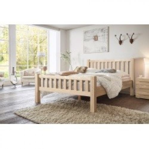 łóżko drewniane liva 140/160/180x200 cm dąb Lectus