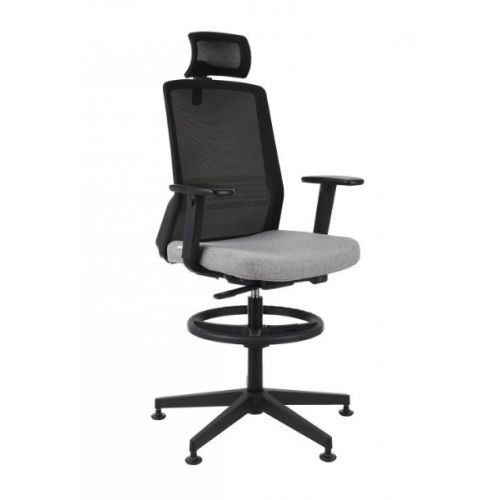 grospol krzesło biurowe coco bs hd rb black tkanina note - 12 kolorów