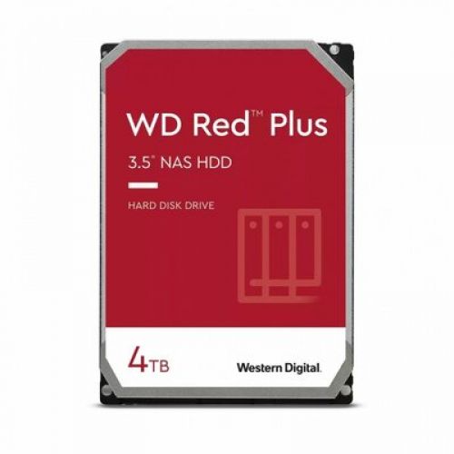 Western Digital Dysk 3,5 cala WD Red Plus 4TB CMR 256MB/5400RPM