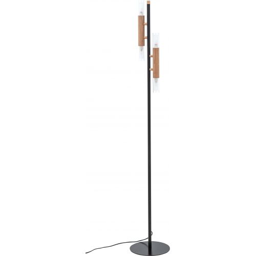 Zuma Line Madera 8310144 lampa stojąca podłogowa 2x28W G9 drewno/biała