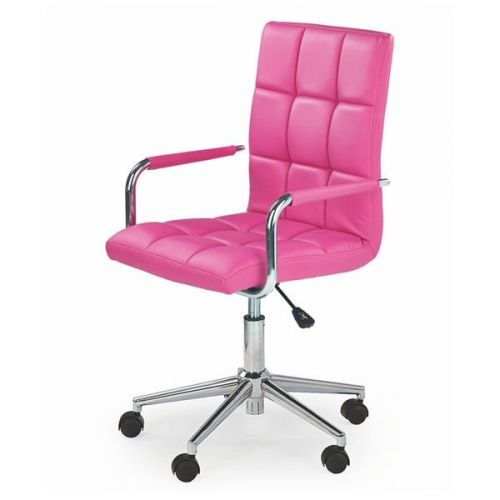 Fotel młodzieżowy master różowy Style furniture