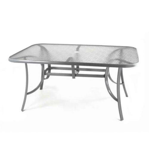 Stół ogrodowy westa 150x90 cm, szary Style furniture