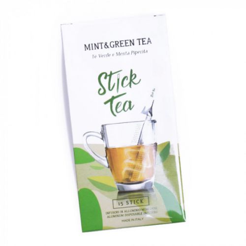 Herbata zielona z miętą „Mint&Green Tea“, 15 szt. Stick Tea