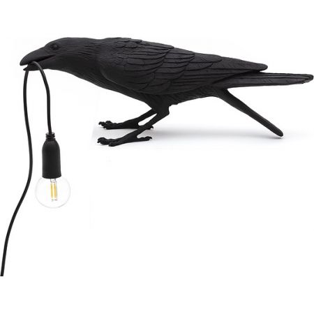 Lampa bird czarna playing Seletti