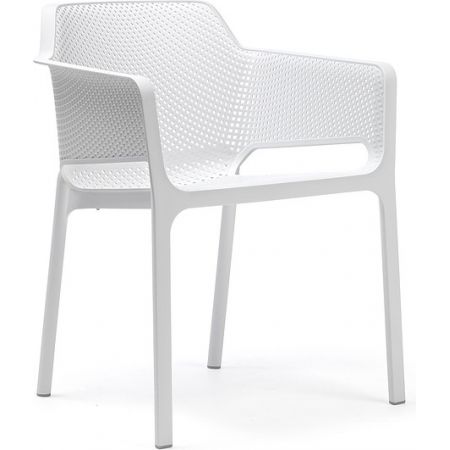 Krzesło ogrodowe Nardi Net białe