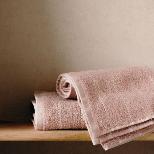 Ręcznik STRAPE różowy 70x130cm Homla  HOMLA